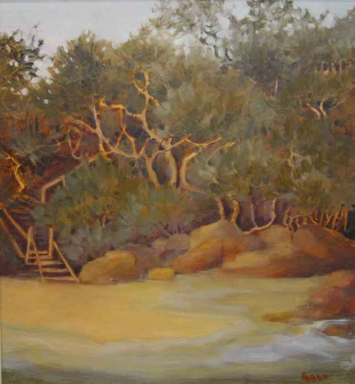 Tidal River by Tanya Heben, Oil 